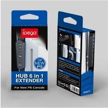 Doreka Ps5 Slim Uyumlu 6 Portlu USB Hub PG-P5S026