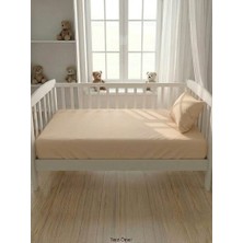 Terzi Ömer %100 Pamuk Cappucino Renkli 120 x 140 cm Çarşaf ve 35 x 45 cm Yastık Kılıfı