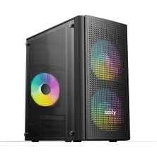 İzoly Artes 3x Rainbow Fanlı USB 3.0 Temperli Cam  Oyuncu Kasası-Psu Yok