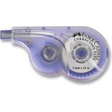  faber-castell daksil şerit düzeltici 5mmx12m 5088 169302 (12 li paket)