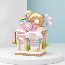 NessiWorld LZ-8604  Şeker Dükkanı 150 Parça Block Oyuncak Mini Poşet