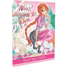 Gıpta Winx Güzel Yazı Defteri Tel Dikiş Karışık Kapak A4 40 Yaprak