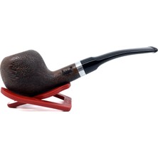 Dapper Bent Apple Briar (Gül Kökü) 9 mm Filtreli El Yapımı Pipo - 3572