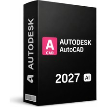 Autodesk Autocad 2027 - (Win) - 3 Yıl Full Sürüm - Ai Destekli