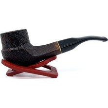 Dapper Half Bent Rhodesian Briar (Gül Kökü) 9 mm Filtreli El Yapımı Pipo - 3570