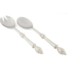 Mikasa Moor Gümüş Barok Oymalı Salata Servis Seti