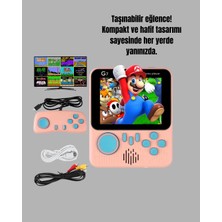 Alemdar Pazarlama 3.5 Inç LCD Ekranlı 666 Oyunlu Taşınabilir Retro Oyun Konsolu