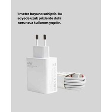 Sepetink 67 Watt Turbo Şarj Cihazı Redmi Note 10 11 12 Uyumlu