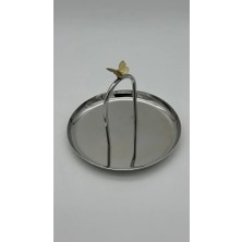 Mikasa Moor Silver Gold Kelebek Tabak 15X14CM