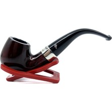Peterson Dr. Jekyll & Mr. Hyde - Partical Rusticated Kırmızı 9 mm Filtreli Vulcanite Saplı Pipo 205790