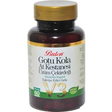 Colezium U Kola At Kestanesi Üzüm Çekirdeği Ekstratı V3 60