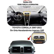 Doğru Oto Toyota Corolla Orta Klima Havalandırma Menfezi Izgarası Gri