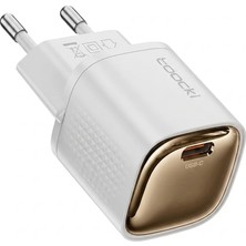 Toocki 20W Gan Type-C Tip C MacBook Neo Hızlı Şarj Cihazı Adaptörü Quick Charge 3.0