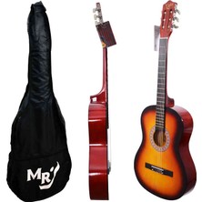 Manuel Raymond MRC275SB 4/4 Tam Boy Klasik Gitar | Sunburst Renk, Başlangıç Seviyesi, Taşıma Kılıfı Hediyeli
