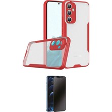 TKÇ Ieg™ Galaxy A24 4g Kılıf Atlas Asil Serisi - Siyah 3D Antistatik Hayalet Cam Ekran Koruyucu