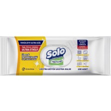 2 Adet Solo Yüzey Temizlik Havlusu Ultra Güç Limon & Portakal 100'LÜ