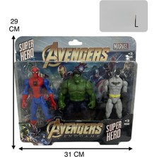 Shoplandu 3 Lü Kahramanlar Figür Karakter Seti