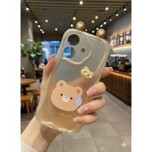 Alstrap Realme C61 Uyumlu Desenli Şeffaf Silikon Kılıf Darbe Emici Kamera Korumalı Sevimli Tasarım Kapak