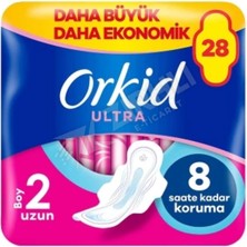 2 Adet Orkid Ultra Ekstra 4 Lü Uzun 28'li