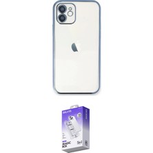 TKÇ Ieg™ Iphone 12 Kılıf Vadi Minimal - Siyah Bilvis 5in1 3D Magic Cam Ekran Koruyucu