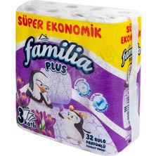 3 Adet Familia Sihirli Çiçekler Tuvalet Kağıdı 32'li