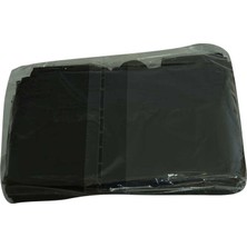 Küçük Boy Atlet Geri Dönüşüm Granül Çanta Poşet 40X25 cm Kalın Siyah 1000 gr 1 Paket