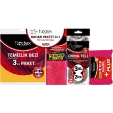 3 Adet Flodex Bahar Paketi 3+1 Hediyeli  ( 3 'lü Ovma Teli Hediyeli )