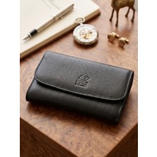 Deer Deri Temple Model Hakiki Deri Kadın Cüzdan