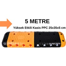 Trafik Plus Yüksek Etkili Yol Kasisi Kapaklı Set - 5 Metre
