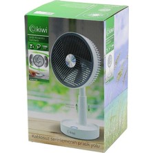 TKÇ Kiwi KFAN-7618 USB Şarjlı 5 Inç - 13.4cm Masa Üstü Vantilatör 3 Kademe Hız 5 Pls.kanat Ayarl