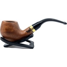 Dapper Half Bent Brandy Pearwood 9 mm Filtreli El Yapımı Pipo - 3556