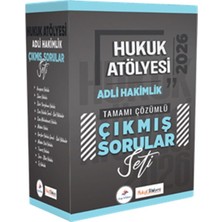 Anla Kazan Yayınları Dizgi Kitap 2026 Hukuk Atölyesi Adli Hakimlik Tamamı Çözümlü Orijinal Çıkmış Sorular Seti