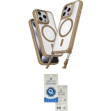 TKÇ Ieg™ Iphone 14 Pro Max Kılıf Atlas Doku Koleksiyonu - Şeffaf Royal Nano Ekran Koruyucu