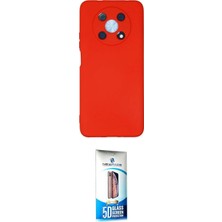 TKÇ  Nova Y90 Kılıf Ahenk Serisi - Siyah 5d Eko Cam Ekran Koruyucu