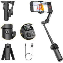 Eco Lounge 3 Axis Telefon Gimbal Stabilizer Video Çekim Sabitleyici