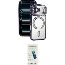 TKÇ Ieg™ Iphone 17 Pro Kılıf Zirve Doku Prime - Şeffaf Pasifik Cam Ekran Koruyucu