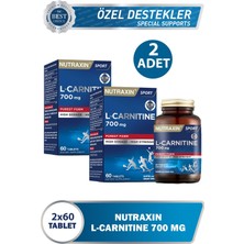 Nutraxin L-Carnitine 60 Kapsül 2 Adet