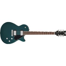 Gretsch 2514102590 Electromatic Jet Club Elektro Gitar | Gülağacı Klavye, Druid Green, Şık Bitiş, Rock ve Blues Tonları Için Ideal