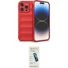 TKÇ Ieg™ Iphone 13 Pro Max Kılıf Atlas Koleksiyonu - Şeffaf Pasifik Cam Ekran Koruyucu