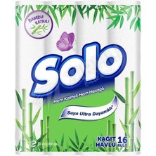 2 Adet Solo Kağıt Havlu 16 Lı Bambu
