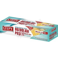 5 Adet Stepy Buzdolabı Poşeti Büyük Boy 15 Li