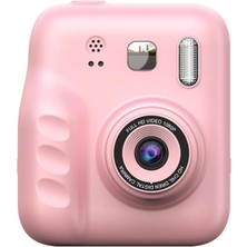 Sepetink Hd Ekranlı Çocuk Fotoğraf Makinesi Video Kayıt ve Baskı Kağıdı Kalem Hediyeli
