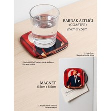 Gifi Atatürk Baskılı 2'li Magnet Seti