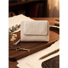 Deer Deri Grand Model Fermuarlı Hakiki Deri Kadın Cüzdanı