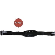 10 Adet Lastikli Çene Bağı Çenelikli Klipsli Essafe 1012-5 Ithal ve Yerli Baretler Için