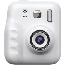 Sepetink Eğlenceli Baskılı Çocuk Fotoğraf Makinesi Video Çekim 4 Rulo Kağıt 5 Kalem Set