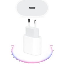 TKÇ Şarj Aleti 25W Çift Usb-C Hızlı Şarz Cihazı