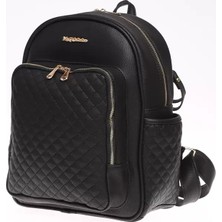 Vera Vtc Dust Deri Anne Bebek Bakım Sırt Çantası 7130 Siyah 965874