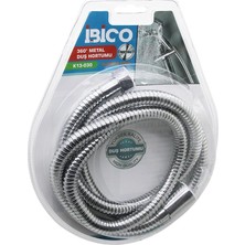 TKÇ 360 Derece - Metal  Duş Hortumu  1.5mt   Vakumlu Ambalaj   Anti Twist=dolanmaz-Kıvrılmaz-Kopmaz