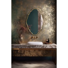 Faw Decor Modern Dekoratif Ahşap Çerçeveli Duvar Aynası